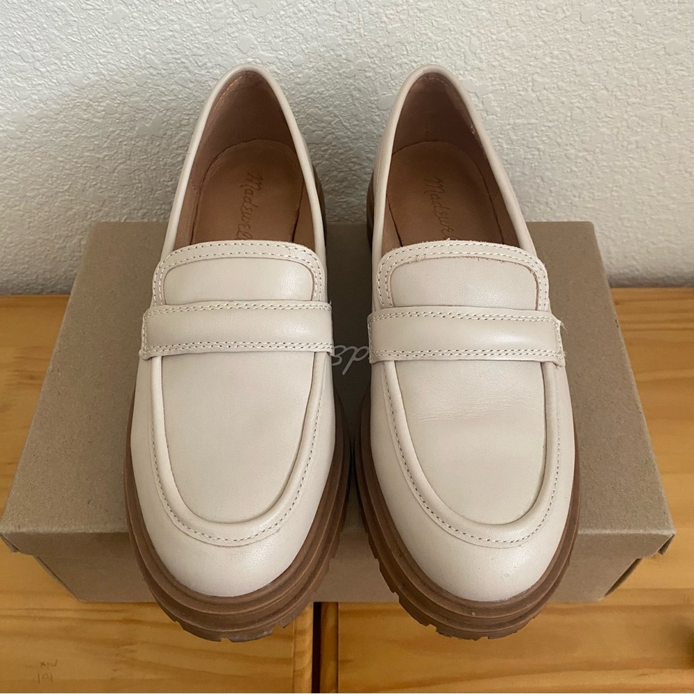 Madewell Bradley Lugsole Leather Loafer in Harvest Moon